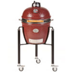 Barbecue MONOLITH JUNIOR PRO SERIES 2.0 rosso con carrello
